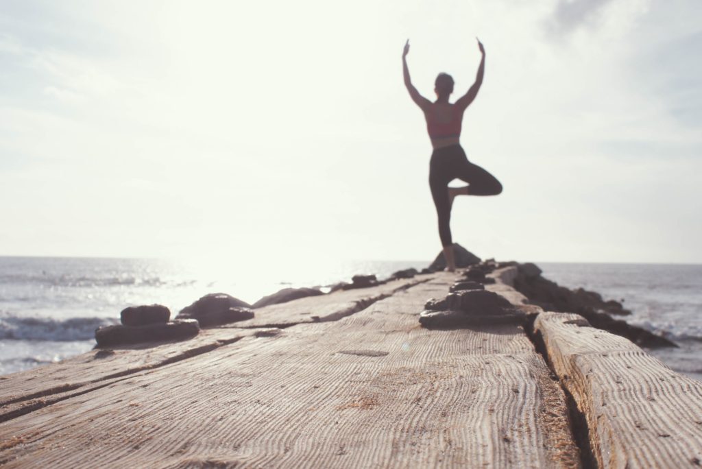 person in vrikshasana