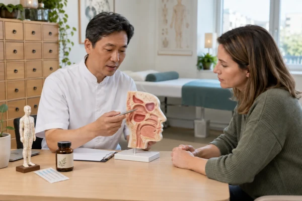 Sinusitis and allergy acupuncture consultation in London